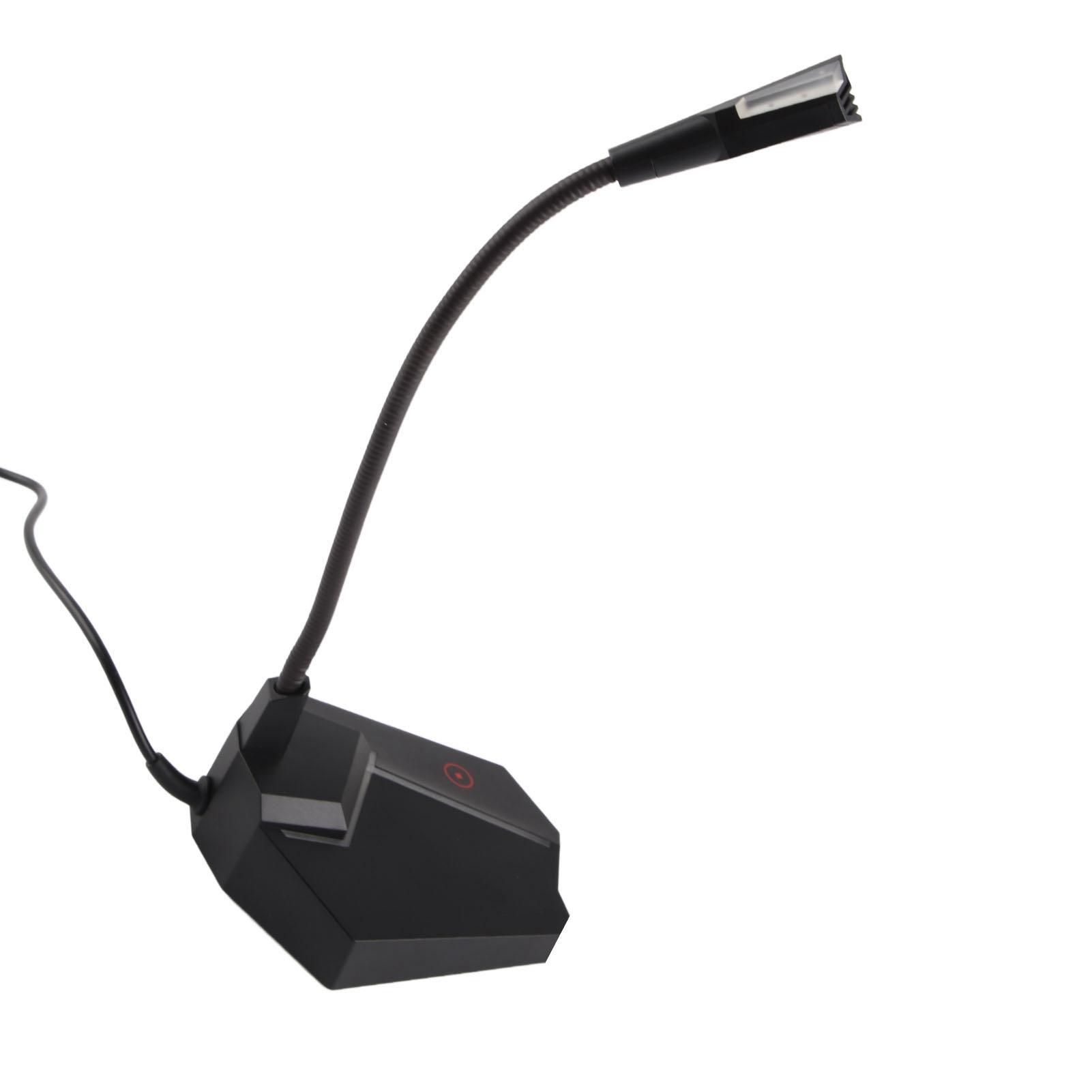 

Компьютерный микрофон на гибкой стойке USB конденсаторный настольный микрофон с крутой RGB подсветкой 360 градусов