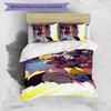 Cyberpunk 3pcs Bedding Set Duvet Cover Closure Includes 1 Duvet Cover & 2 Pillowcases for All Seasons Bedroom Home Dorm Decor