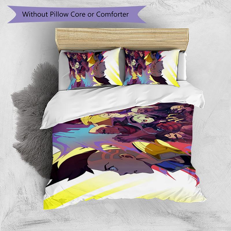 Cyberpunk 3pcs Bedding Set Duvet Cover Closure Includes 1 Duvet Cover & 2 Pillowcases for All Seasons Bedroom Home Dorm Decor