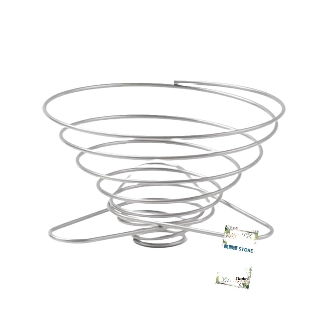 

Кофеварка из нержавеющей стали с держателем для спирального кофейного фильтра, складная, легкая, многоразовая, в комплекте мешочек для хранения (1 кусок) + Сакуяхимэ
