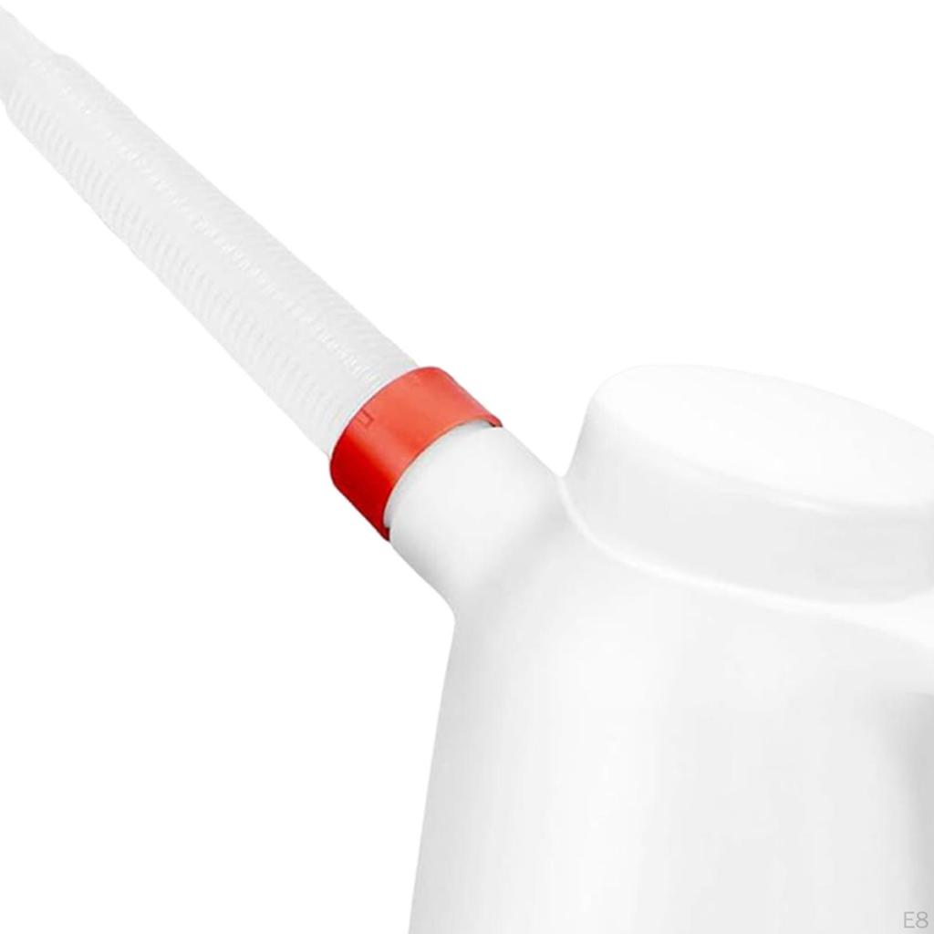 Öl Messbecher Behälter mit Ausgießer Flexibler Auslauf Auslaufsicher Durchscheinender Öler Spender für