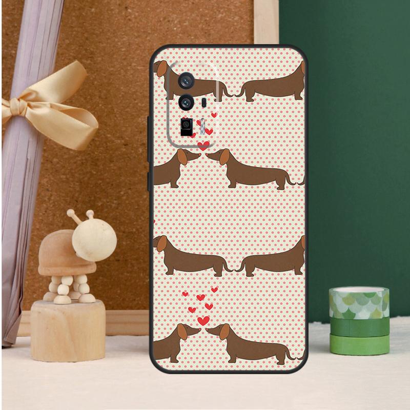 

Dachshund Sausage Dog For POCO X6 Pro M6 X3 X5 F3 F5 M5s Cover For Xiaomi 13T 12T 11T 14 Pro 12 13 Lite Case POCO X6 Pro