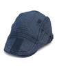 Yunibeosyeolkemiseuteuli Patchwork Dark Denim Hunting Cap