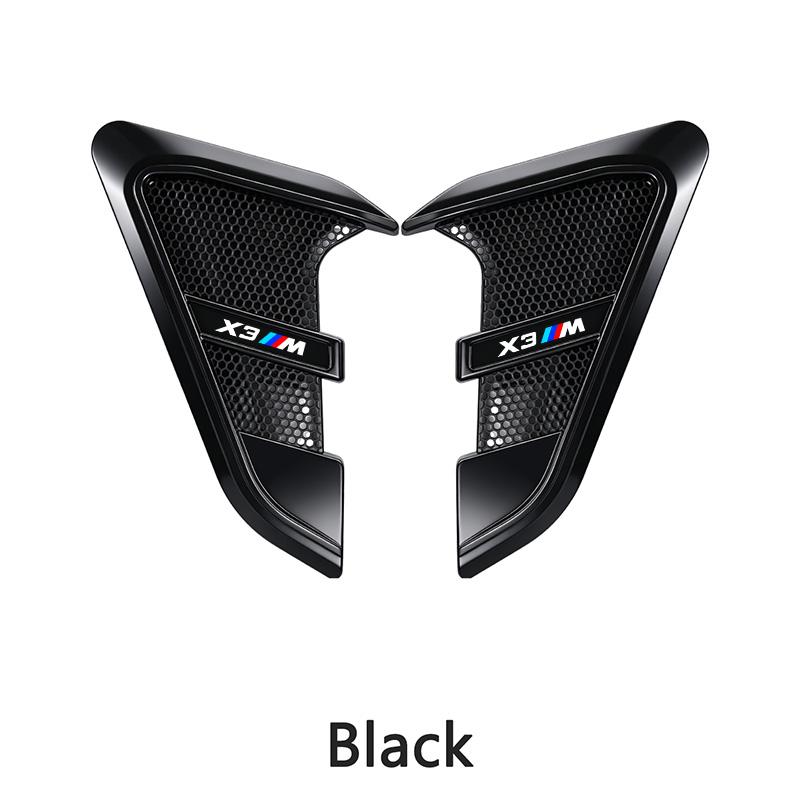 2PCS New logo Car Leafboard Decoration Body Fender Side Sticker For BMW X1 X2 X3 X5 X4 X6 X7 G30 G20 G32 G11 G12 F40 F30 F20 F10 BJ9