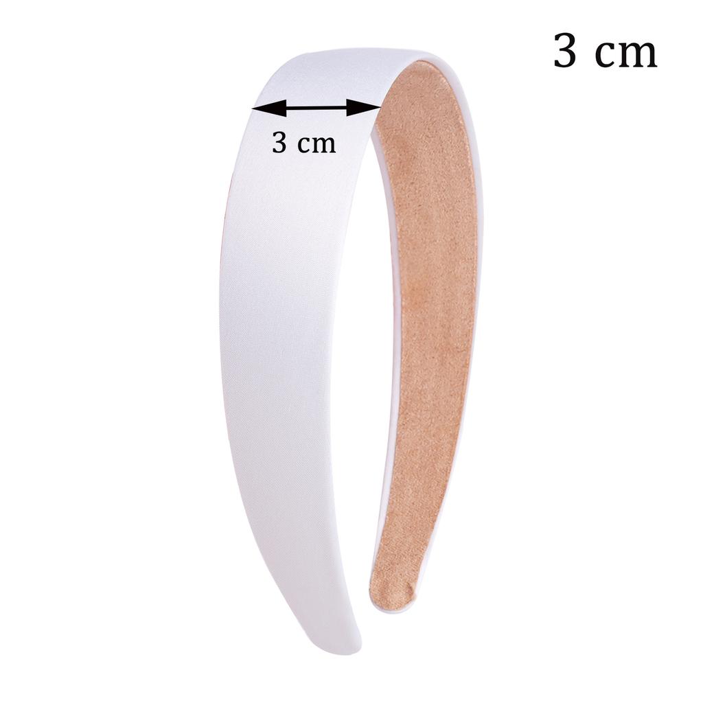 Black Simple Wide Headband Girl Women Black White  DIY Craft Material Cloth Headband Semi-finished Hair Accessories