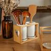 Ceramic Chopstick Holder Large Capacity Household Tableware Holder Anti-mildew Cutlery Storage Rack Party