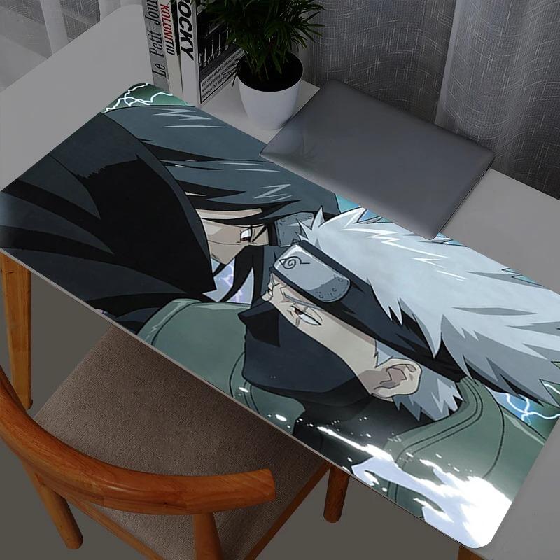 Mauspad Anime Naruto Itachi Uchiha Gamer Große Mauspads XL Tablet Varmilo Tastatur Teppich Kawaii Gaming Zubehör Mauspad