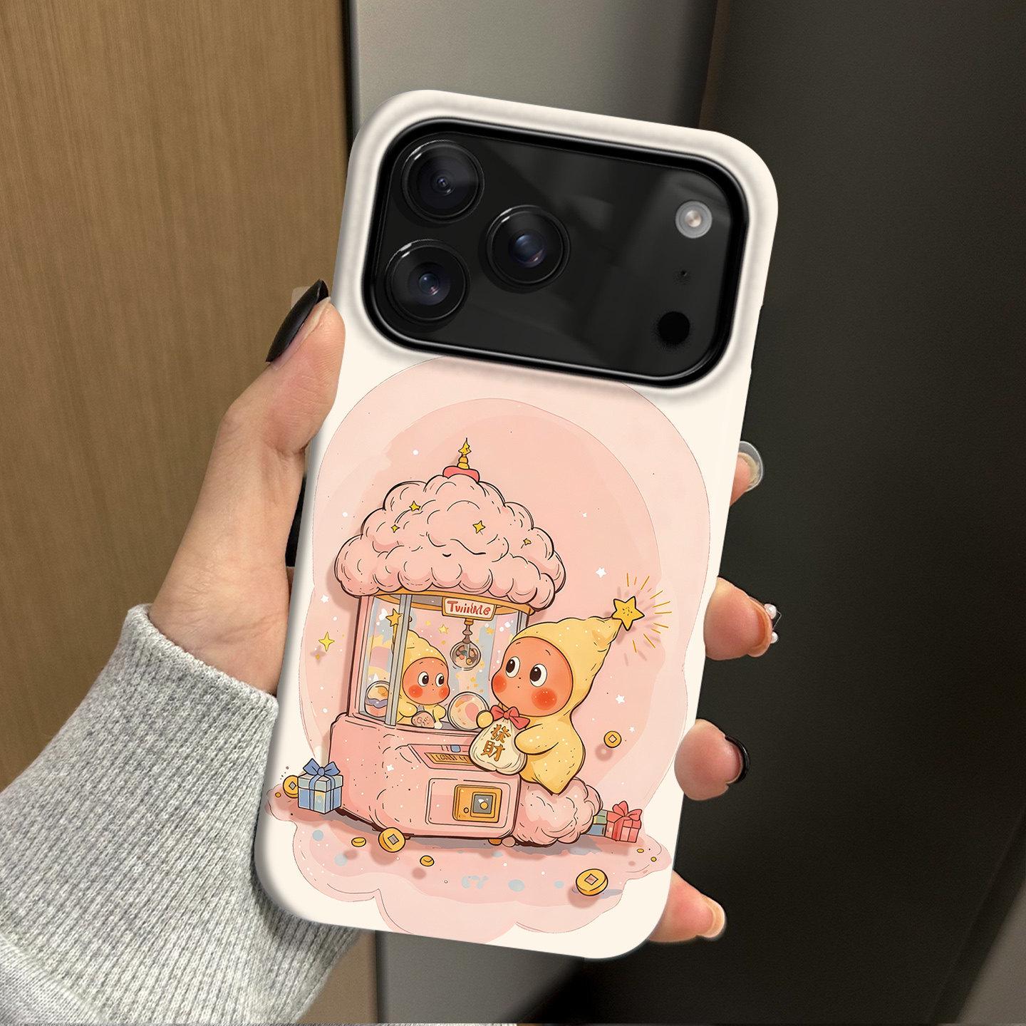 

Claw Machine Cartoon Character Full Coverage Case for iPhone 16 Pro / 17 Pro Max iPhone 16 Pro