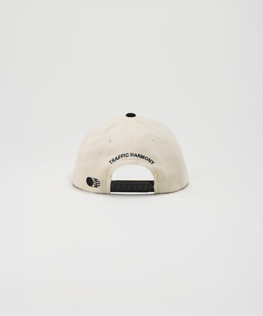 Teulaepighamoni Corduroy Round Logo Deep-Fit 5-Panel Cap_Black