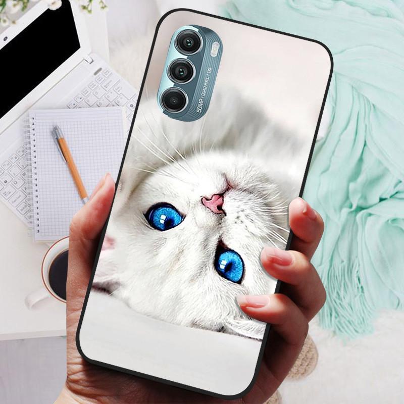 For Moto G Stylus 5G 2022 Case Black Cover Lion Wolf Silicone Soft Back Cases For Motorola Moto G Stylus 4G 5G Protective Shell