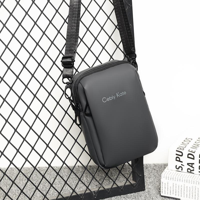 Sac Bandoulière Homme Sac pour Téléphone Portable Sac de Taille Multifonctionnel Sac Épaule Hydrofuge