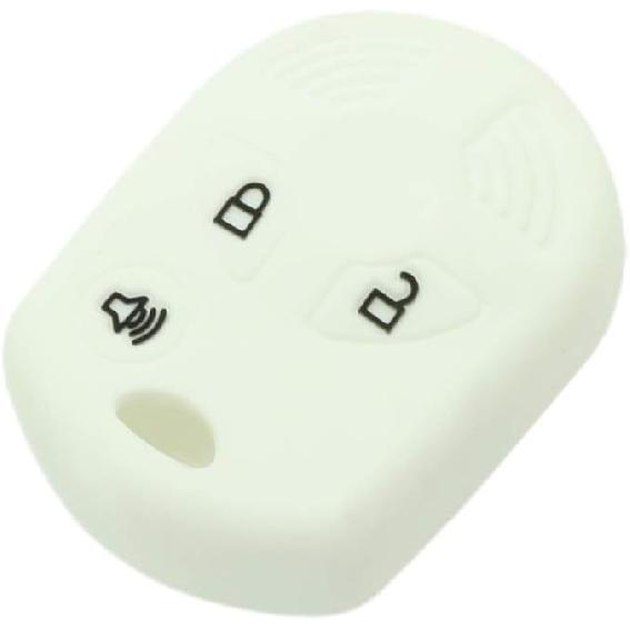 SEGADEN Silicone Cover Protector Case Holder Skin Jacket Compatible with Ford Edge Escape Expedition Explorer F-150 Flex Ranger Windstar 3 Button