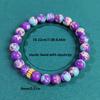This 8mm purple imperial stone natural stone hand-woven bracelet is suitable for both men and women and is a perfect choice for everyday wear.