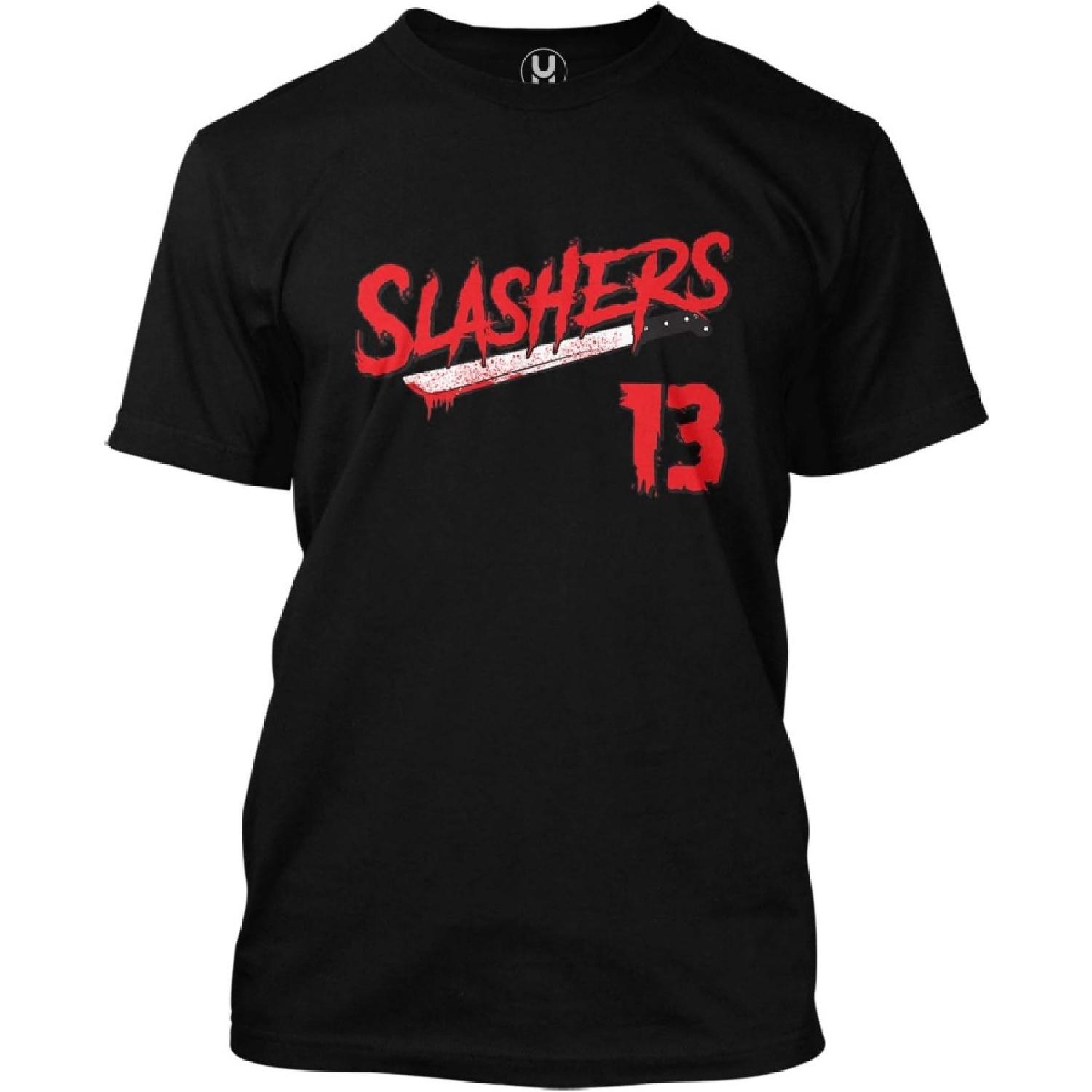 

Haase Unlimited Slashers Voorhees 13 Футболка - Чоловіча футболка для фільмів жахів П ятниця XXXXXL чорний