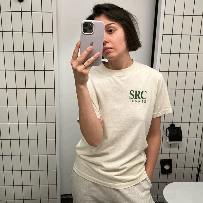 Tennis Short-Sleeved T-shirt for Women 2025 Summer New Arrival Sports Style plus Size Half Sleeve