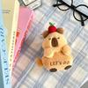 Sunglasses Capybara Plush Stuffed Toy Cherry Dolls Rope Kids Gifts Birthday