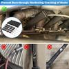 12pc Engine Spark Plug Wire Separator Divider & 8pc Spark Plug Wire Boots Protector Heat Sheild Sleeve 8mm 9mm 10mm Spark Plug Wire Clamp Holder