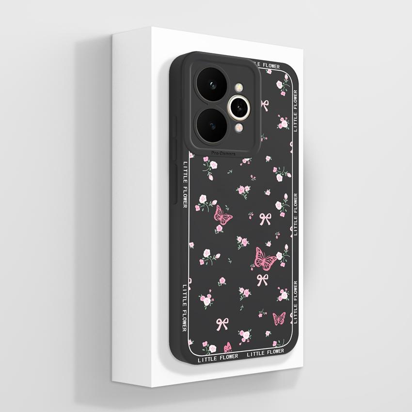 For Oppo Realme 15 16 11 10 Pro 15T 15X 11X Phone Case Pretty Crystal Butterfly Patterns Fashion Shell Smooth Liquid Silicone Premium Protective Cover