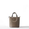 [haute couture] Pig nose vegetable basket bag high texture first layer TC cowhide portable bucket bag fashionable genuine leather women's bag