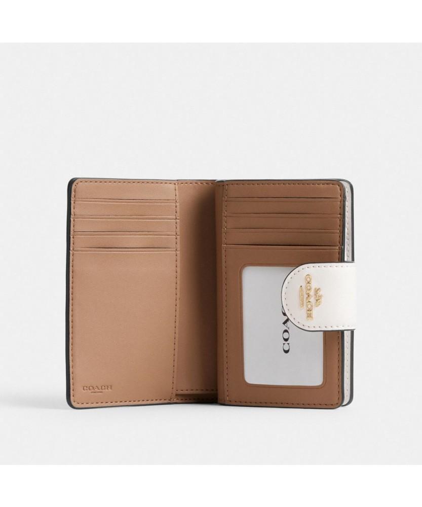 Coach Medium Corner Zip Wallet In Signature Canvas Cw786 Imxdm