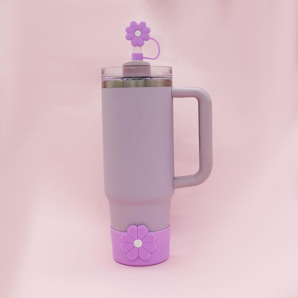Silicone Insulated Cup Sleeve: Stanley Water Bottle Bottom Cover & Protective Sleeve
