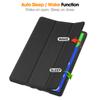 For Lenovo Xiaoxin Pad Pro 12.7 (2025) Stand Case Shock-Absorbent Leather Tablet Cover with Pen Slot