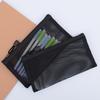 Mesh Pencil Case with Zipper Transparent Pencil Pouch Portable Stationery Organizer Desk Accessory for Office and School Supplie