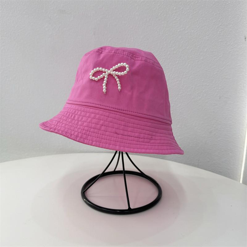 Ins Style Butterfly Bow Sun Hat Women's Fashionable Sunshade Fisherman Hat