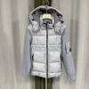 Mens Cotton Puffer Jacket With Patch Badge Hooded Loose Fit Streetwear Outdoor Winter Coat