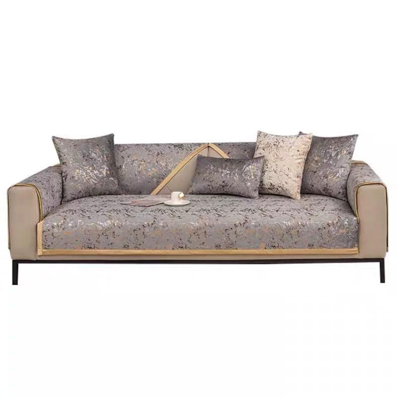 Modern Luxury Sofa Cushion Non-Slip Cover All Season Chenille Protector