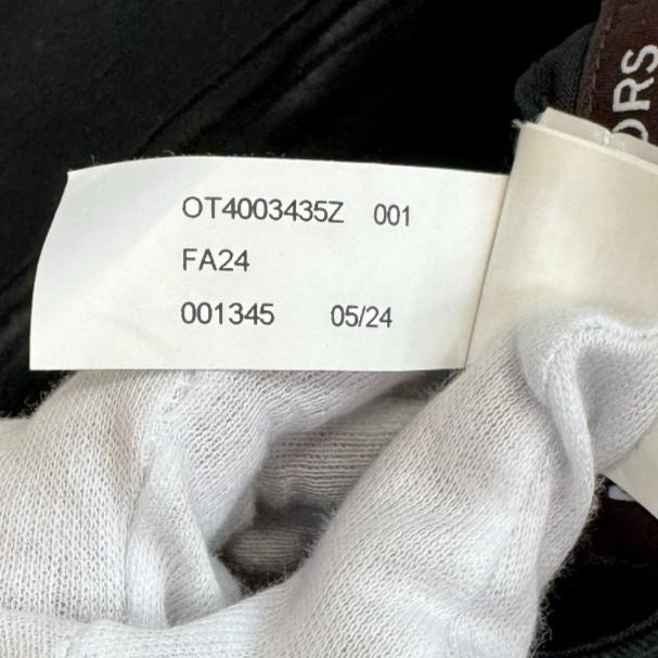 Michael Kors Logo Baseball Cap Cotton Cap Black Cotton Used