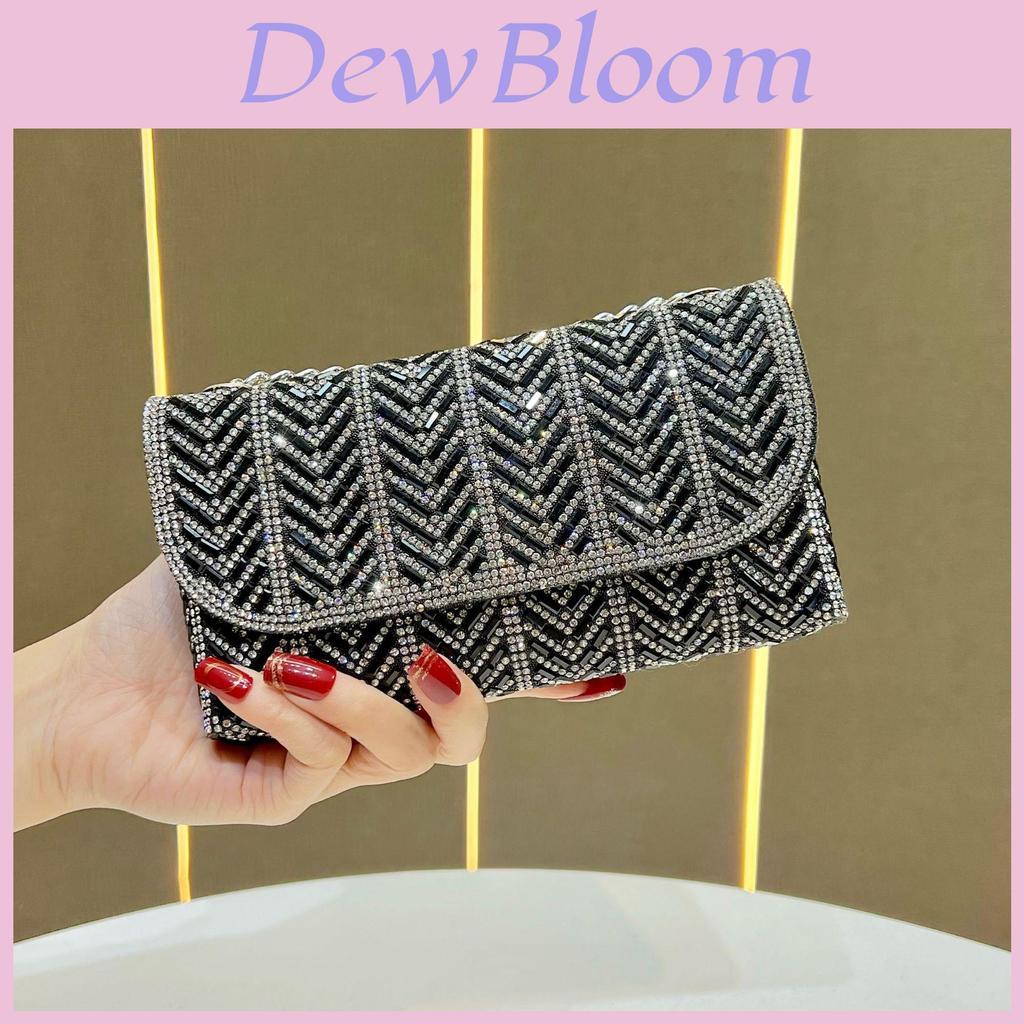 Crossborder Womens Chain Bag With Diamond Embellishments For Evening Outfits