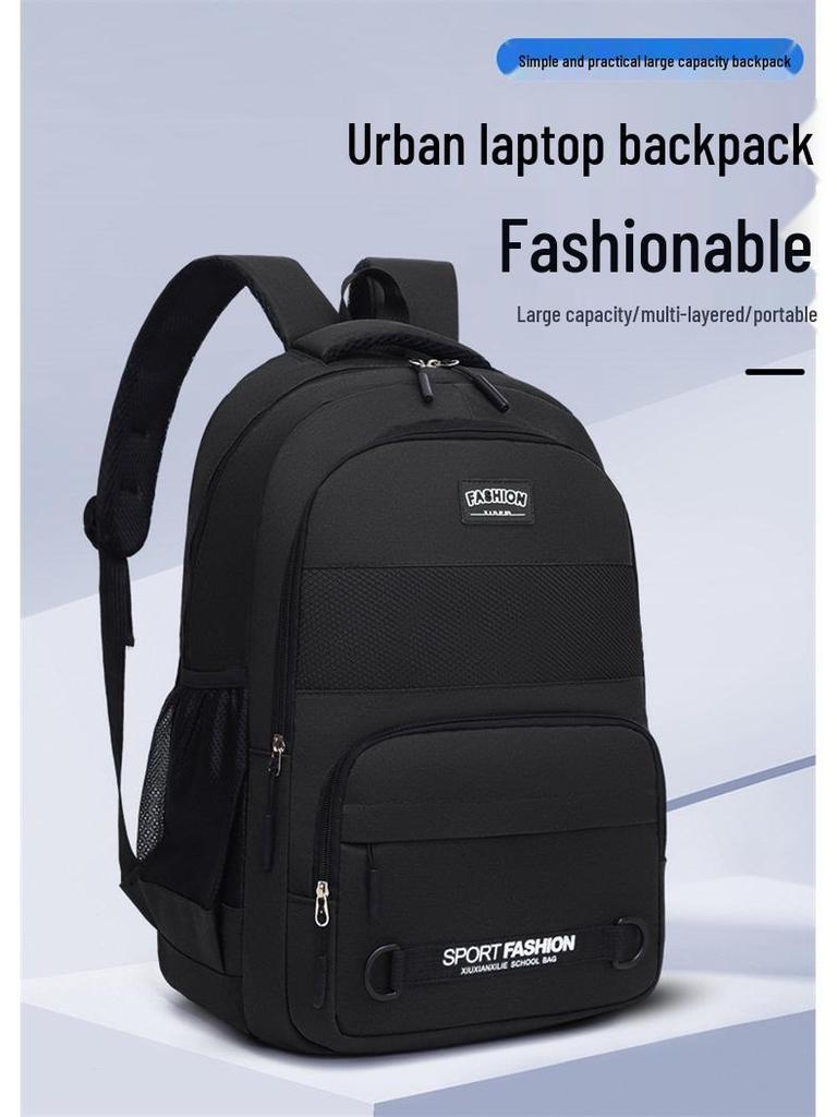 Water-Resistant Korean Style Backpack for Students - Large Capacity, Lightweight Computer Pack for Middle, High School & College