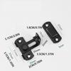 Stainless Steel Gate Latch Portable Detachable Anti-lost Anti-corrosive Household Restaurant Cafe Bedroom Door Lock Hardware