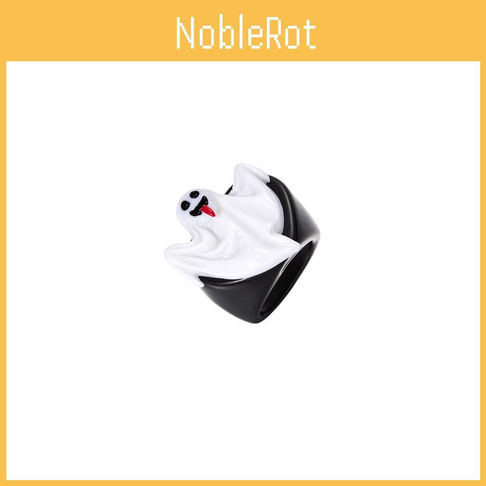 Halloween Devil Pumpkin Ring Trendy And Simple Resin Jewelry Perfect For Gifting