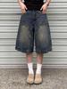 Unisex Retro High Waist Distressed Wide-Leg Jeans - Summer Casual Style