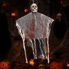 Realistic Hanging Skull Skeleton Props Spooky Skeleton Ghost Ornament  Party Supply