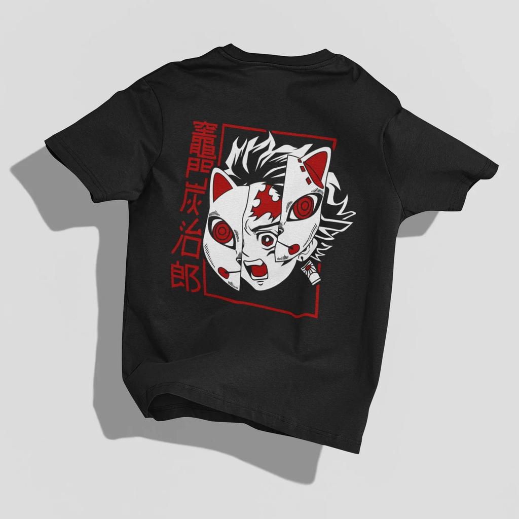 Anime Demon Slayer Character Graphic TShirt 100Cotton Oversized unisex Shirt Unisex Short Sleeve ONeck New Y2k Selling Popular