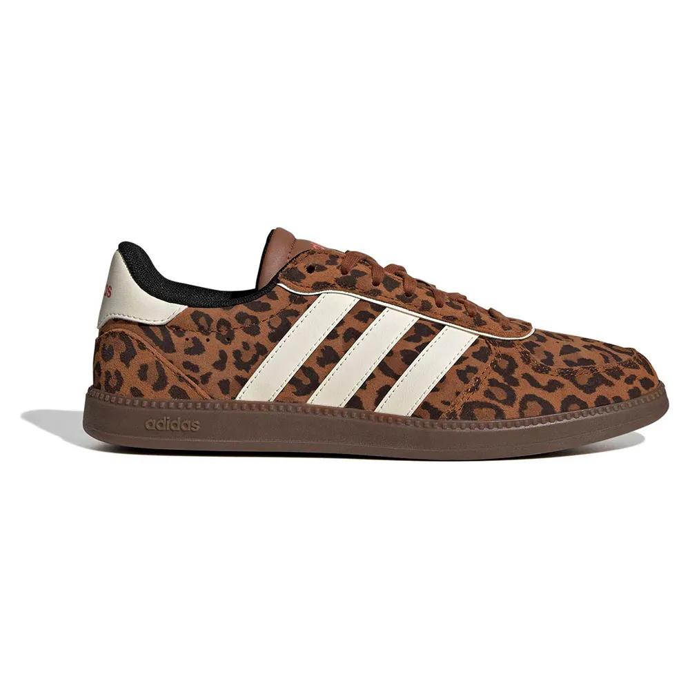 Adidas breaknet sleek sneakers leather synthetic brown