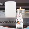 3D Cute Rabbit Silicone Mold Bunny Model Chocolate Dessert Kitchen Baking Cake Mould Easter Fondant Cake Decorating Tools