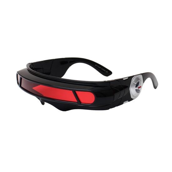 Futuristic Cyberpunk Sunglasses, UV400 Protection Sunglasses, Irregular Shape Punk Shades for Beach Party Outdoor Sports