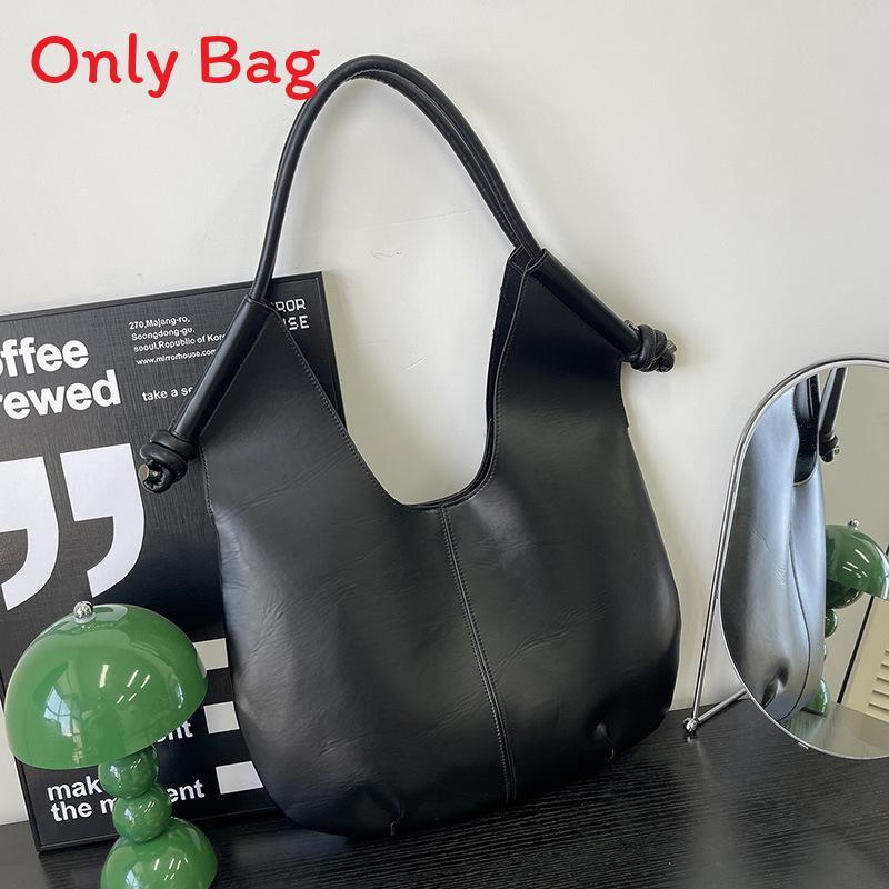 

Minimalist Tote Bag For Women With Pu Material And Large Capacity For Daily Use Black