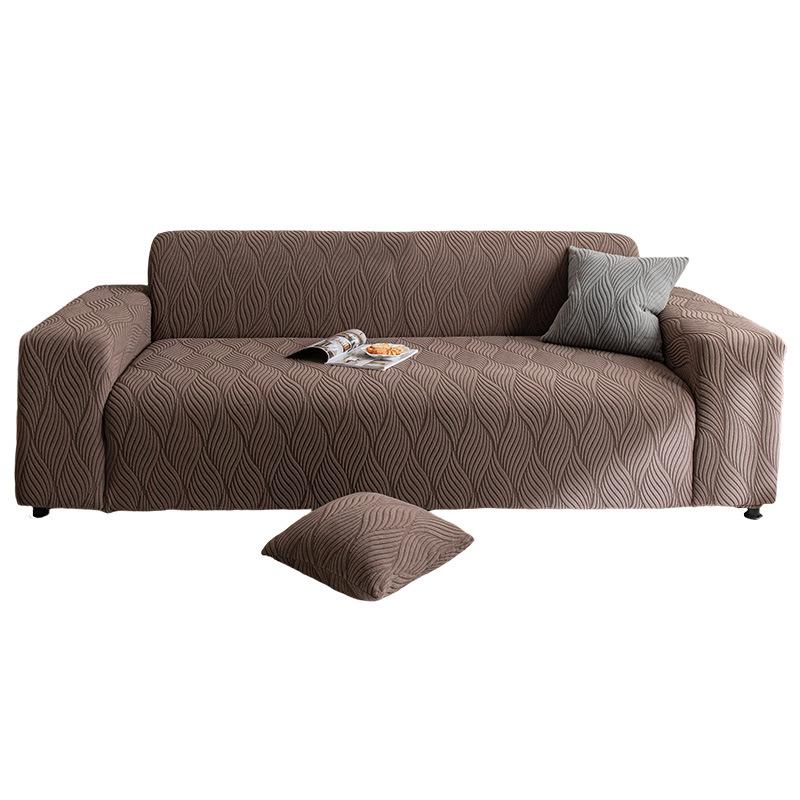 Simple Style Jacquard Fleece Sofa Cover Universal In All Seasons, All-Inclusive Cover Cloth Non-Slip Sofa Cover