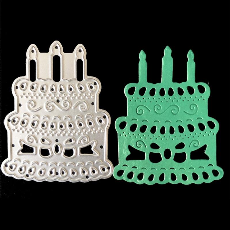 Happy Birthday Metal Cutting Dies Handmade Stencil Mold Embossing Pattern for Children Adults DIY Crafts Projects