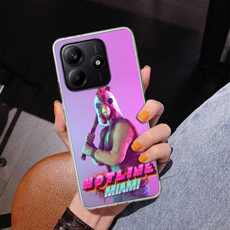 Game Hotline Miami Phnoe Case for Phnoe Case for Xiaomi Redmi Note 15 14 14S 13 Pro Plus 12 12S 11S 11E 10S 10 11T 5G Unique Cov