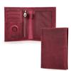 Series Passport Case for Domestic and International Large Fits 88x125mm Wine Red Contact's Ultra-Slim Travel, Anti-Theft, Security, Capacity,