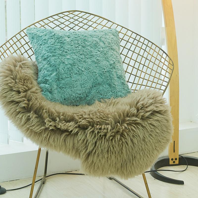 

Плотная плюшевая наволочка с начесом для сна, наволочка для подушки для спины для гостиной, простая наволочка без наполнителя 30 * 50Cm (without core)