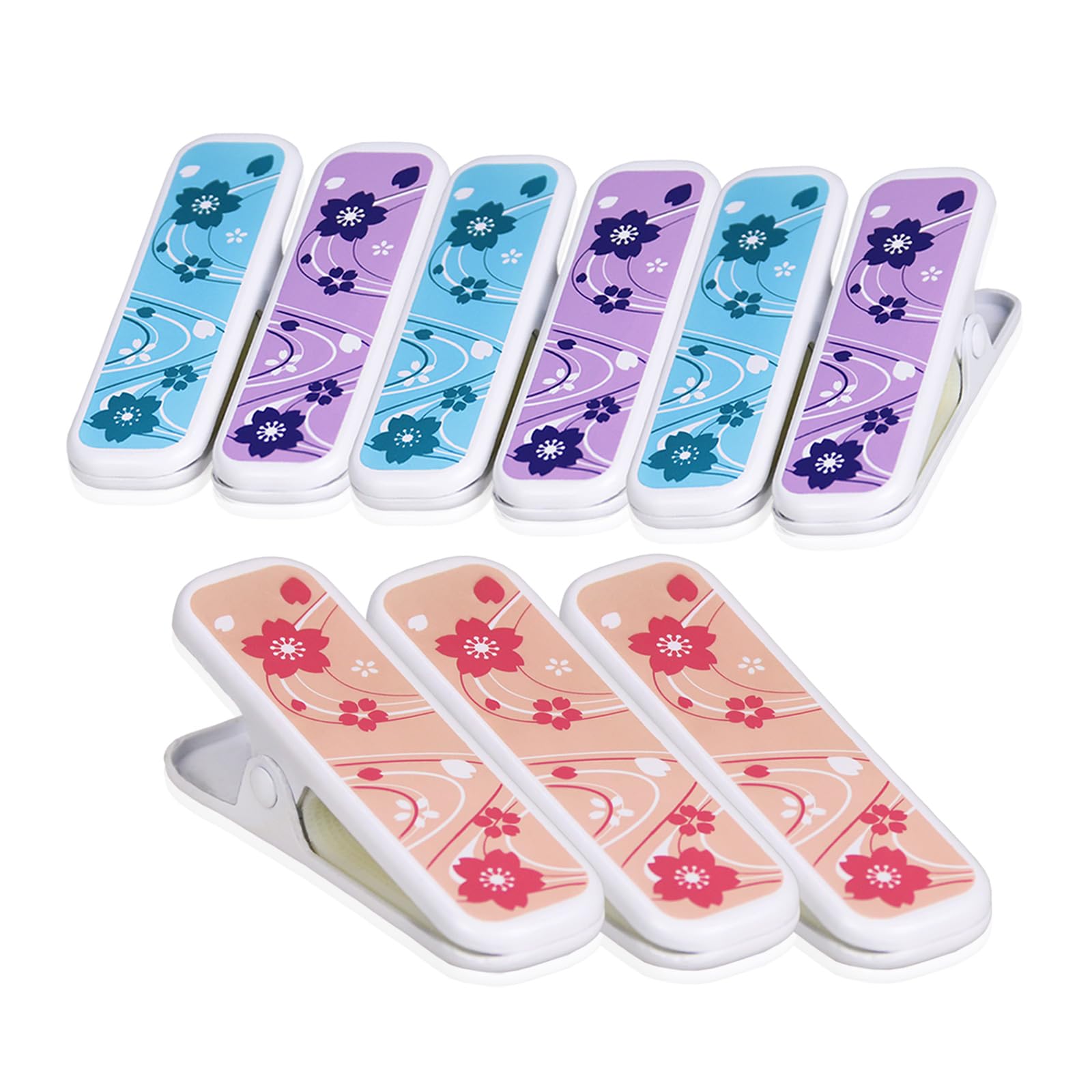 

[Morikuru] Morikuru Kimono Clips, Large, for Kimono Dressing, Kimono Accessories, Collar Clips, SG Wonder Zone DZ10-01, Pack of 9