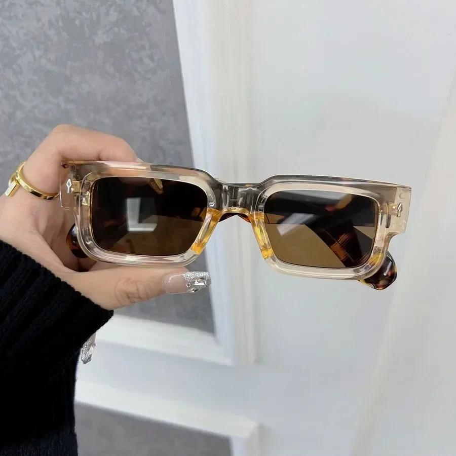 Vintage Classic Square Sunglasses For Women Men Retro Stylish Minimalist Fashion Female Male