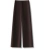 Premium Coffee Wool Wide-Leg Women's Pants - New 2025 Autumn/Winter High-Waisted Slimming Loose Fit, Plus Velvet Thick Straight-Leg.